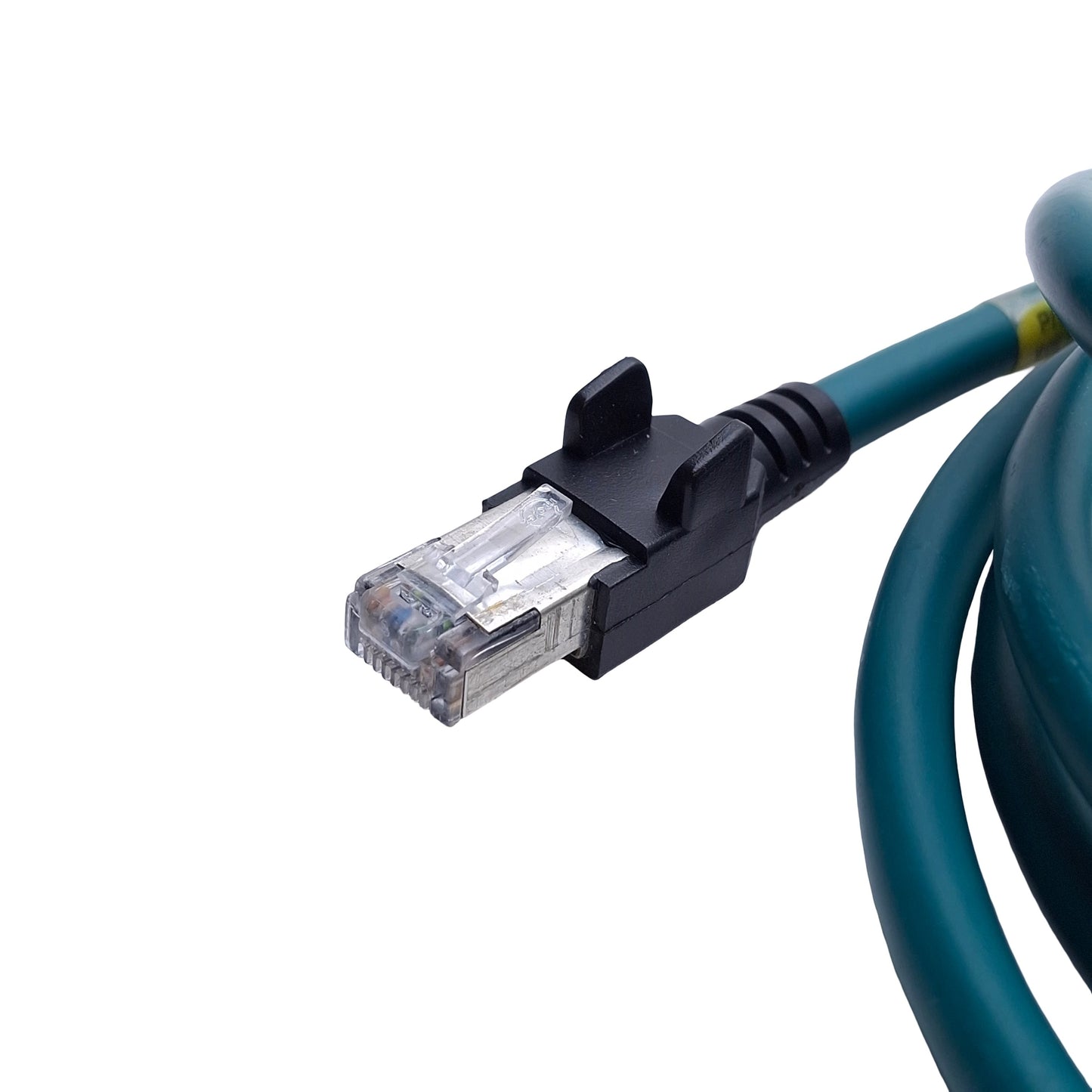 Used Cognex 849011002 In-Sight Camera Ethernet Cable 8-Wire RJ45 to M12 Male, 2m