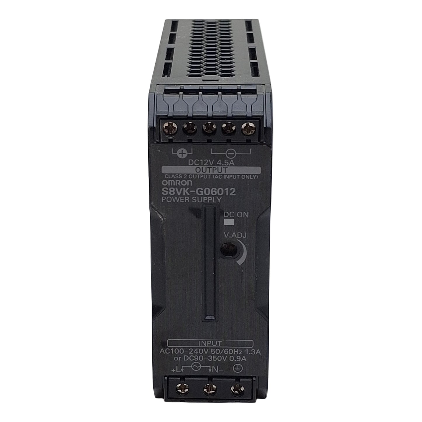 Used Omron S8VK-G06012 Power Supply, 100-240VAC/90-350VDC In, 4.5A 12VDC Out
