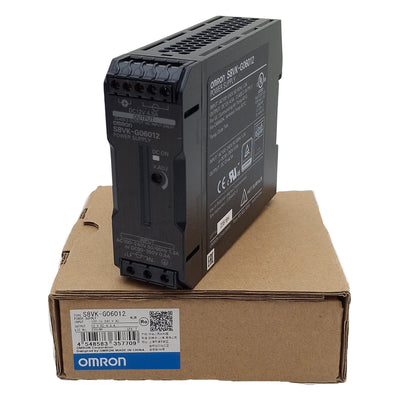 New Omron S8VK-G06012 Power Supply, 100-240VAC/90-350VDC In, 4.5A 12VDC Out