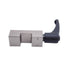 Used Zimmer Group HK2001A Manual Clamp Element For Linear Rails, 20mm Rail Width