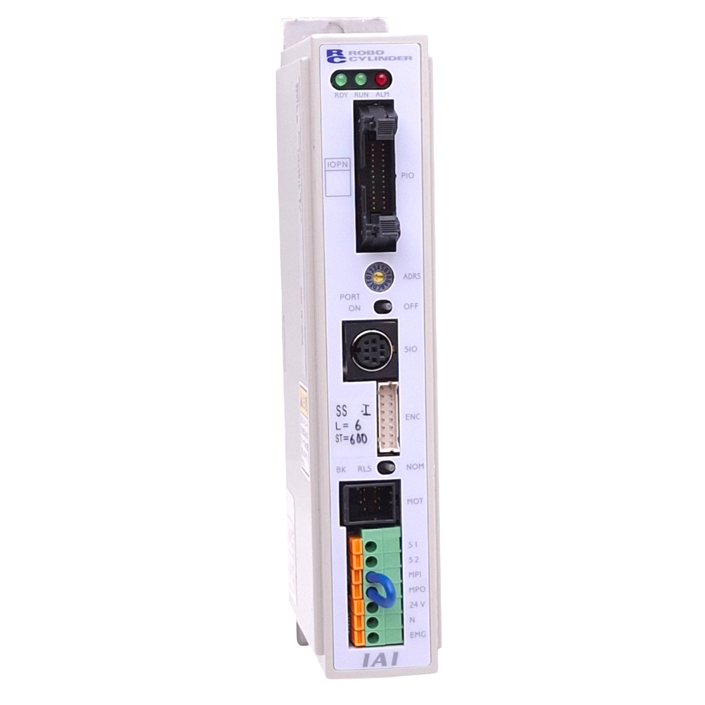 Used IAI RCP2-C-SS-I-PM-O-P ROBO Cylinder Linear Actuator Controller, PNP, 24VDC