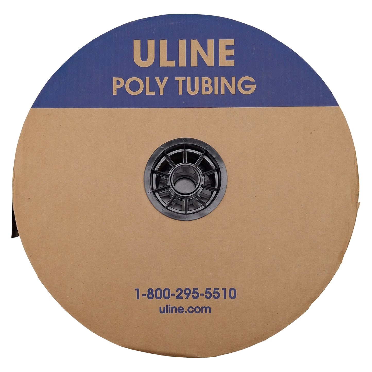 New ULINE S-14496 Black Polyurethane Tubing Roll, 4 Mil, 4in Width x 1500ft Length