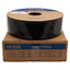 New ULINE S-14496 Black Polyurethane Tubing Roll, 4 Mil, 4in Width x 1500ft Length