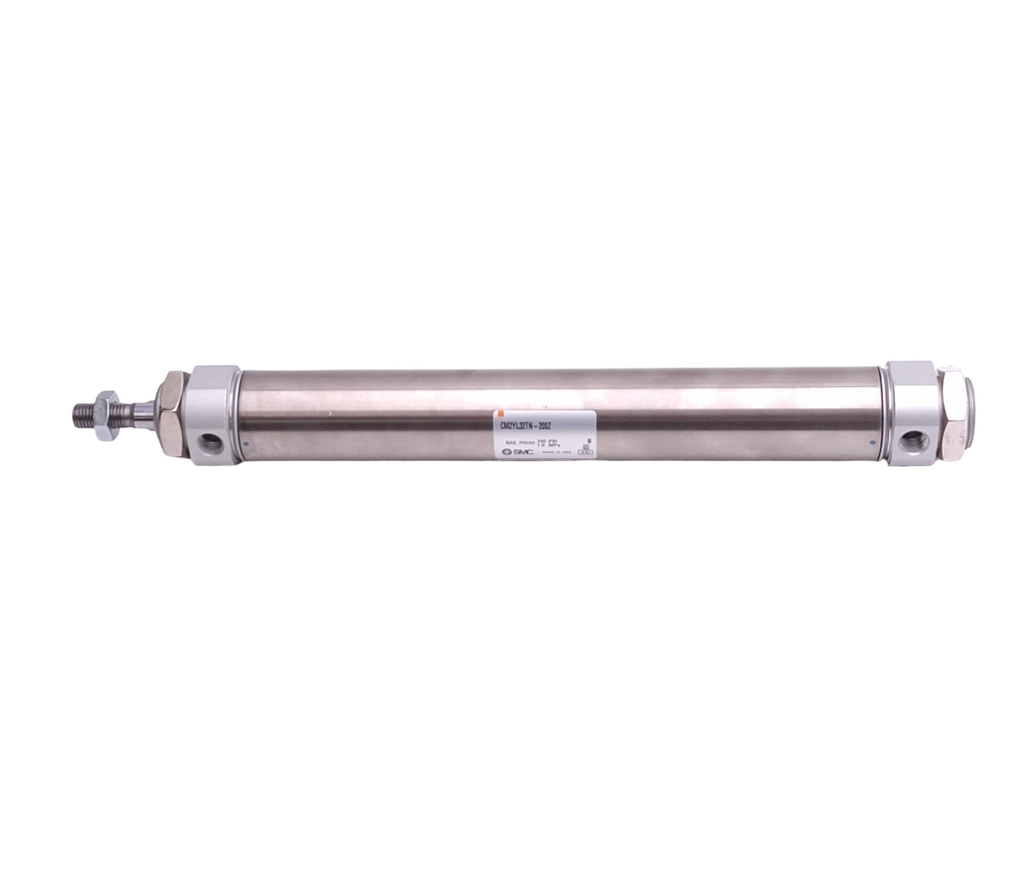 New – Open box SMC CM2YL32TN-200Z Pneumatic Cylinder, 32mm Bore, 200mm Stroke, 1/8 NPT, 145psi