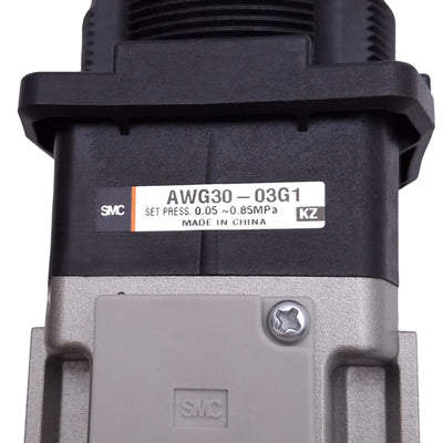 New – Open box SMC AWG30-03G1 Filter Regulator, 0.05-0.85MPa Set, 1.0MPa Max, Rc 3/8in, 5µm