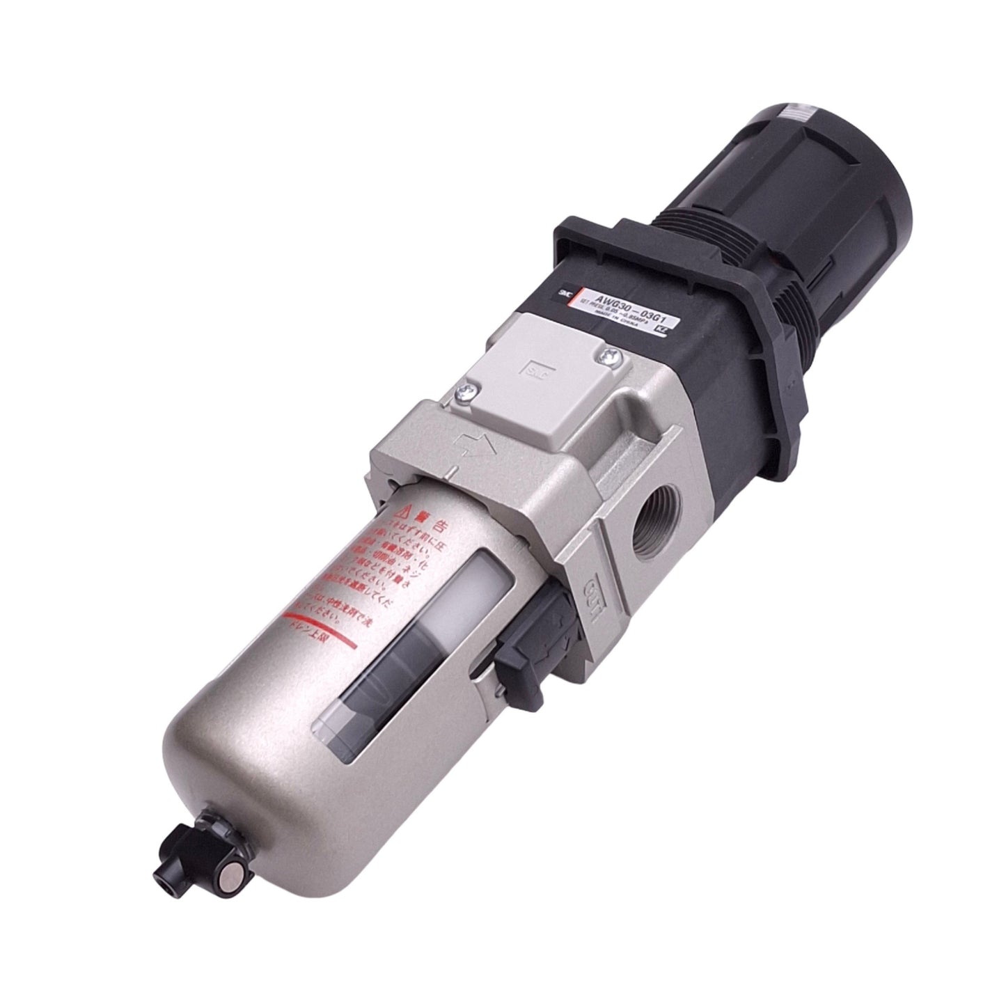 New – Open box SMC AWG30-03G1 Filter Regulator, 0.05-0.85MPa Set, 1.0MPa Max, Rc 3/8in, 5µm