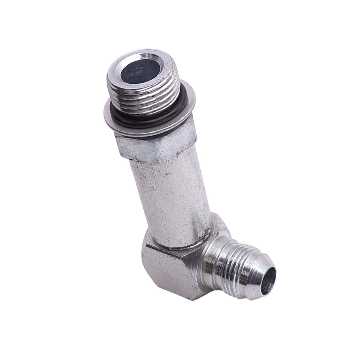 New Brennan 6801-LL-08-10 Hydraulic Male Elbow, 1/2in JIC to 7/8in ORB, 5000psi