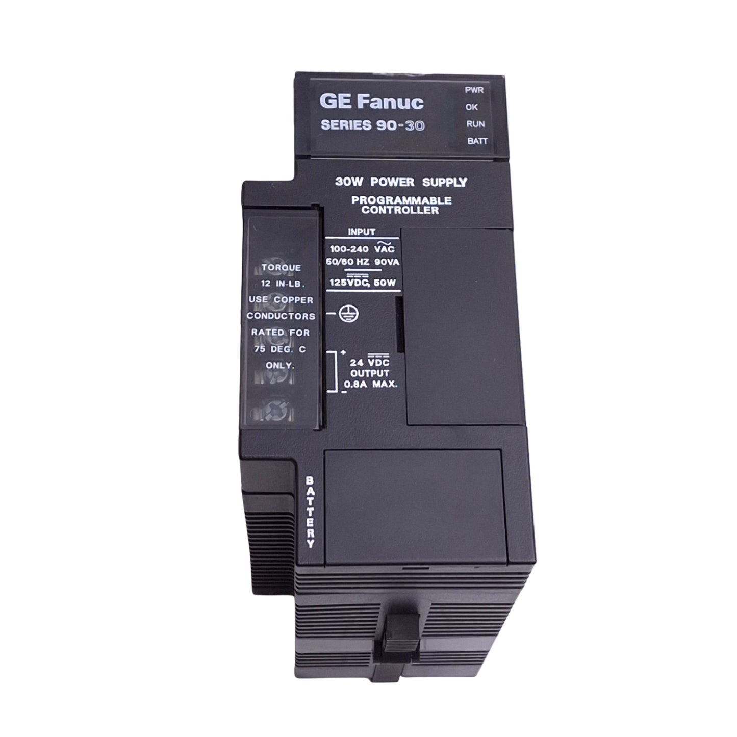 Used GE Fanuc IC693PWR321R Power Supply Module for 90-30PLC, 100-240VAC In, 24VDC Out