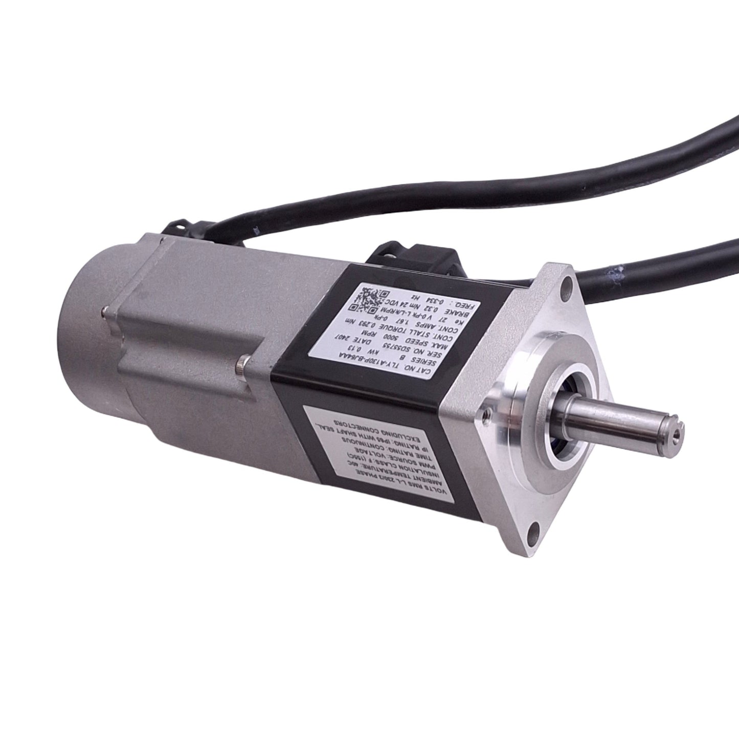 Used Allen Bradley TLY-A130P-BJ64AA Kinetix Servo Motor, 230VAC 3PH, 5000RPM w/ Brake