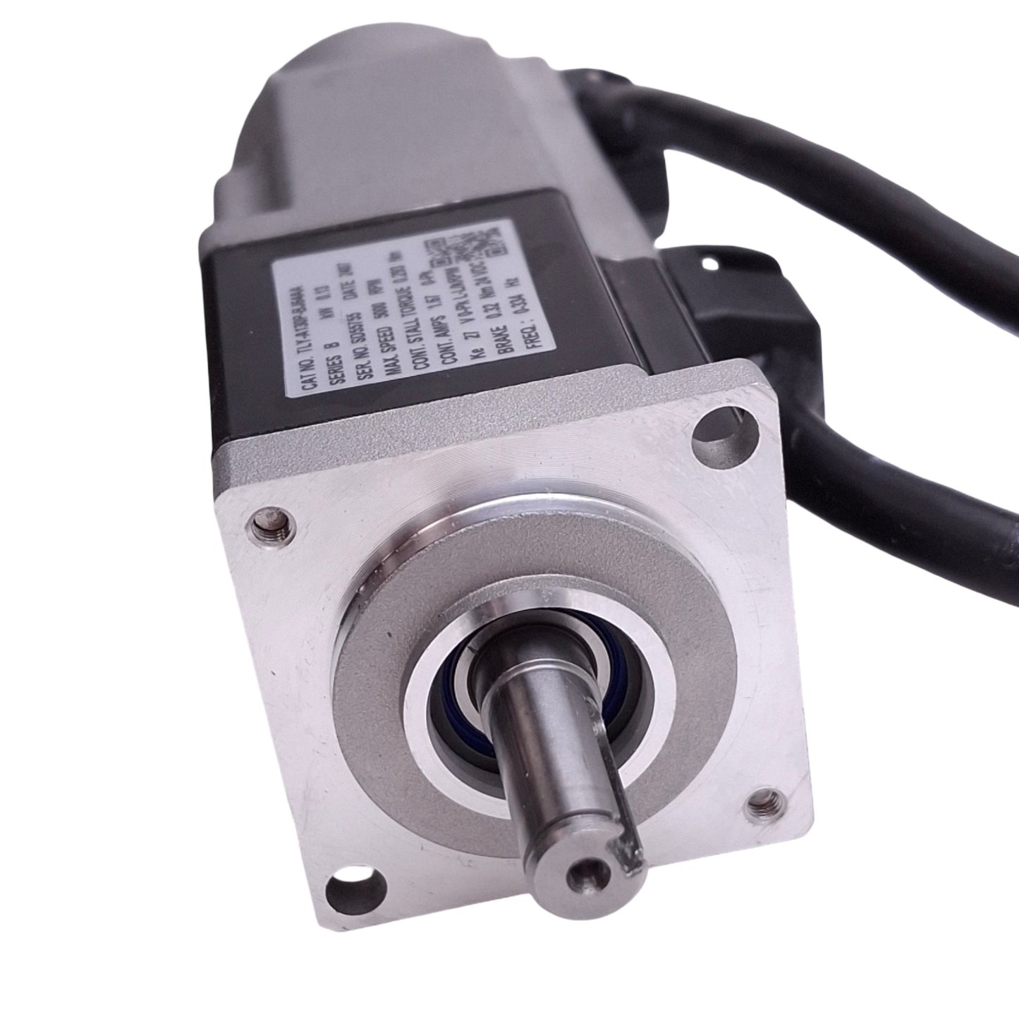 Used Allen Bradley TLY-A130P-BJ64AA Kinetix Servo Motor, 230VAC 3PH, 5000RPM w/ Brake