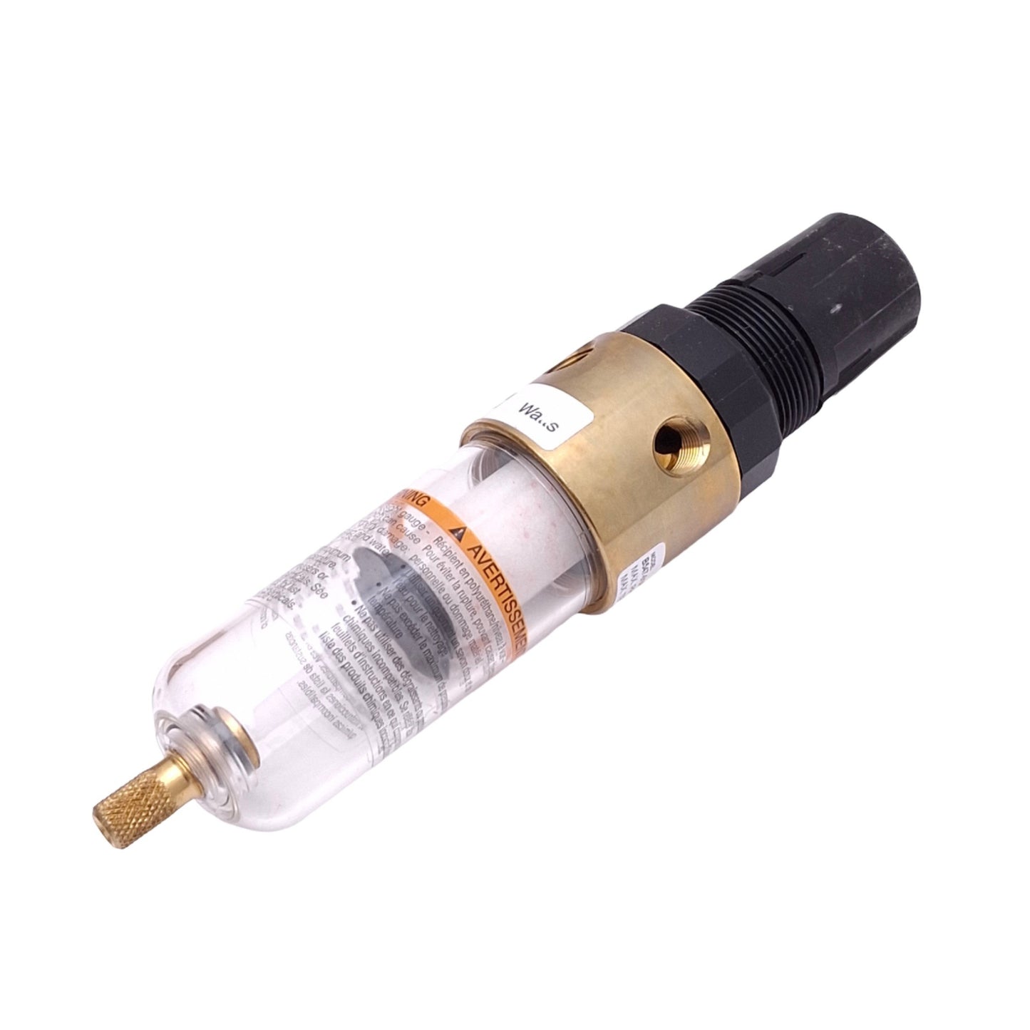 Used Parker B547-01AGCGX33 Filter Regulator, 0-125psi Set, 150psi Max, 1/8in NPT