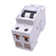 Used Siemens 5SX5206-7 Circuit Breaker, 2-Pole 6A, 440VDC/400VAC Max, DIN Rail