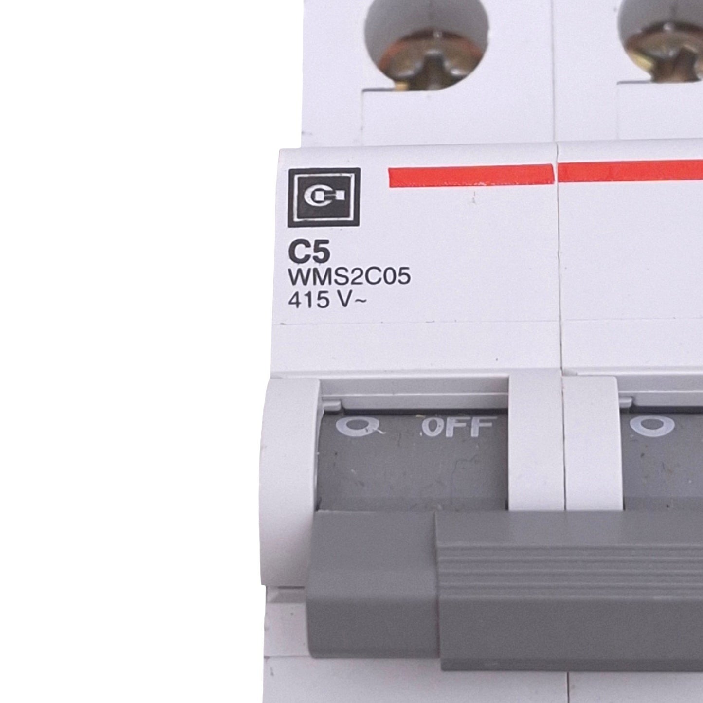 Used Lot of 2 Cutler Hammer WMS2C05 Circuit Breakers, 2-Pole 5A, 240VAC/130VDC Max