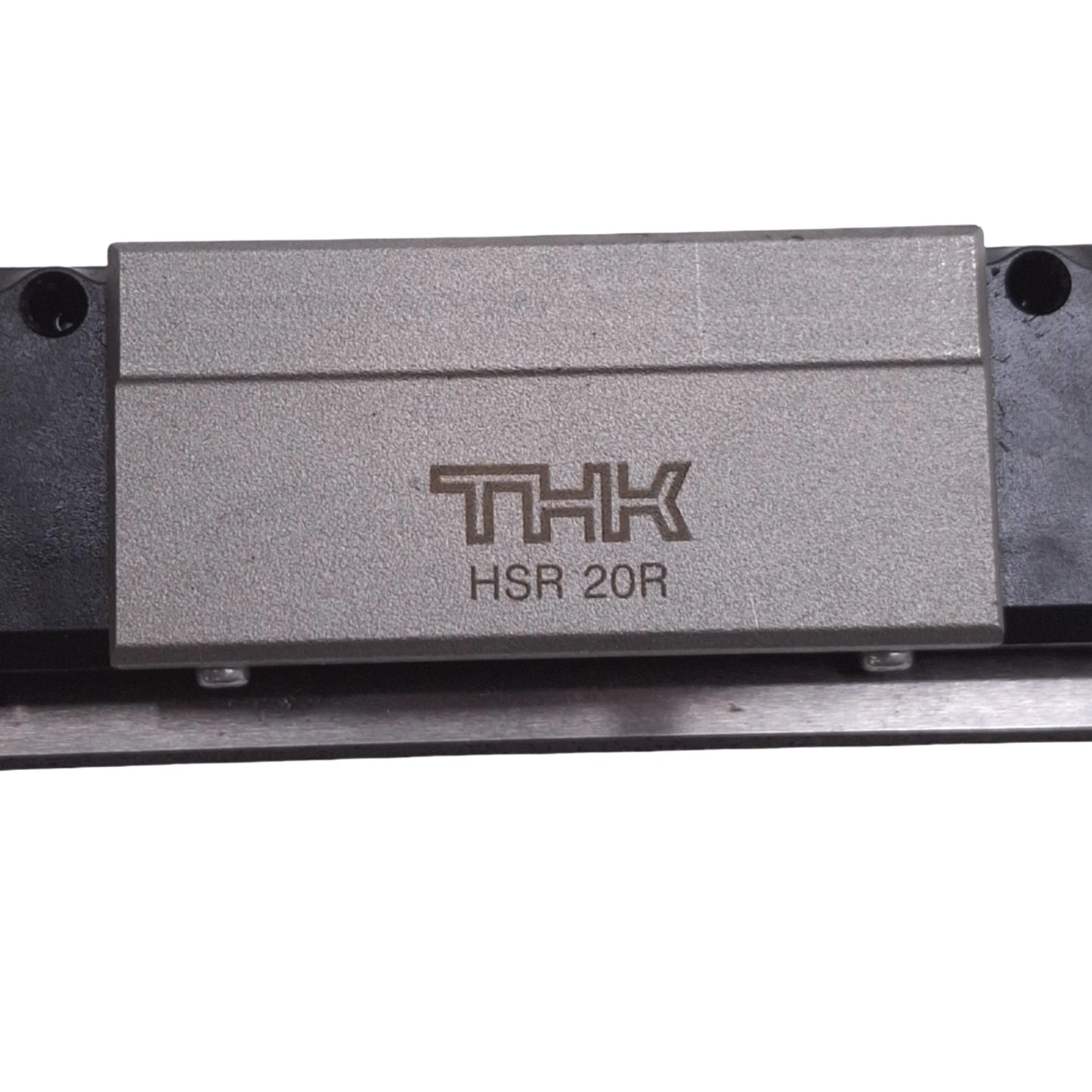 Used THK HSR20R Linear Ball Bearing Block w/ 15x1000mm Guide Rail, M5, 23.8kN Max