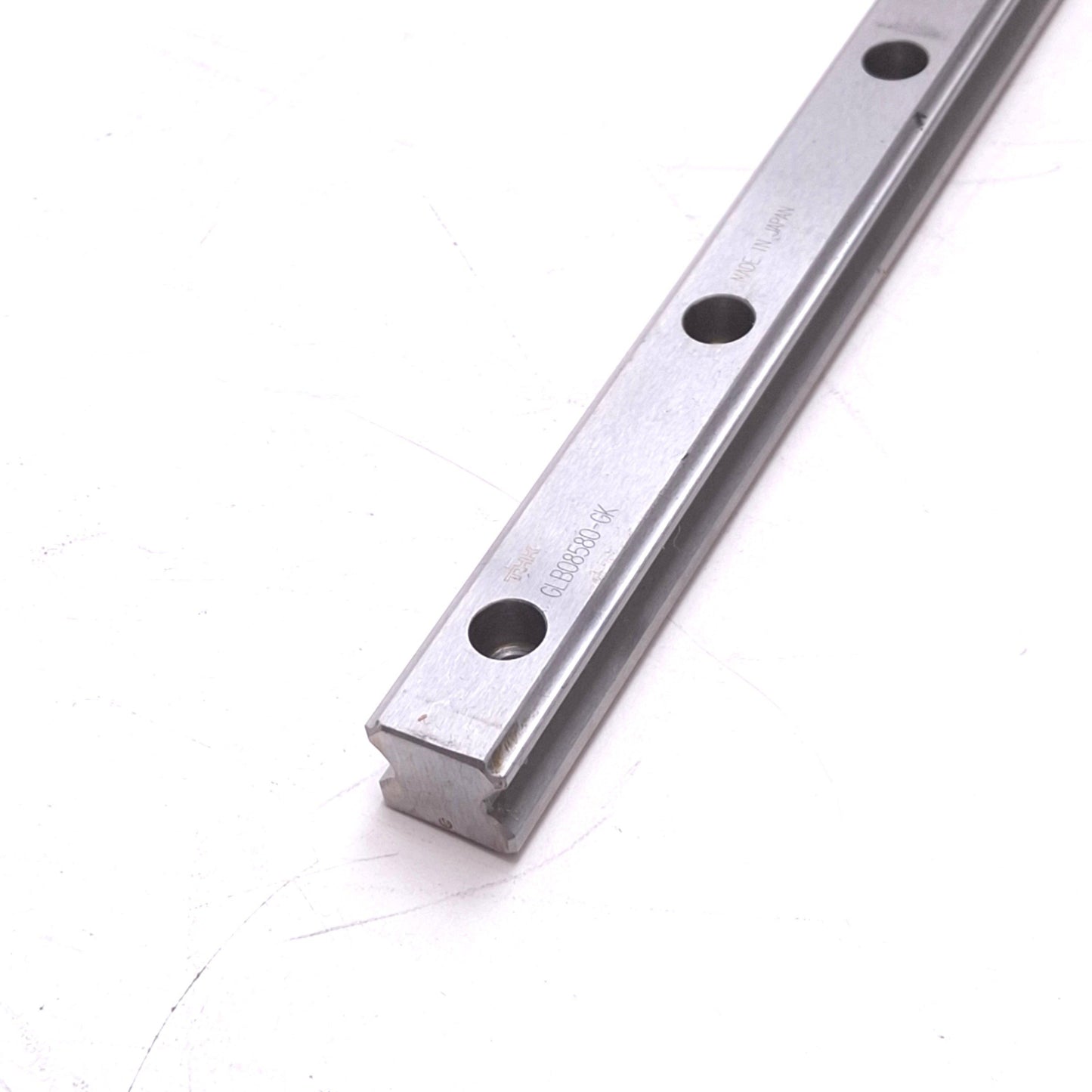Used THK HSR20R Linear Ball Bearing Block w/ 15x1000mm Guide Rail, M5, 23.8kN Max