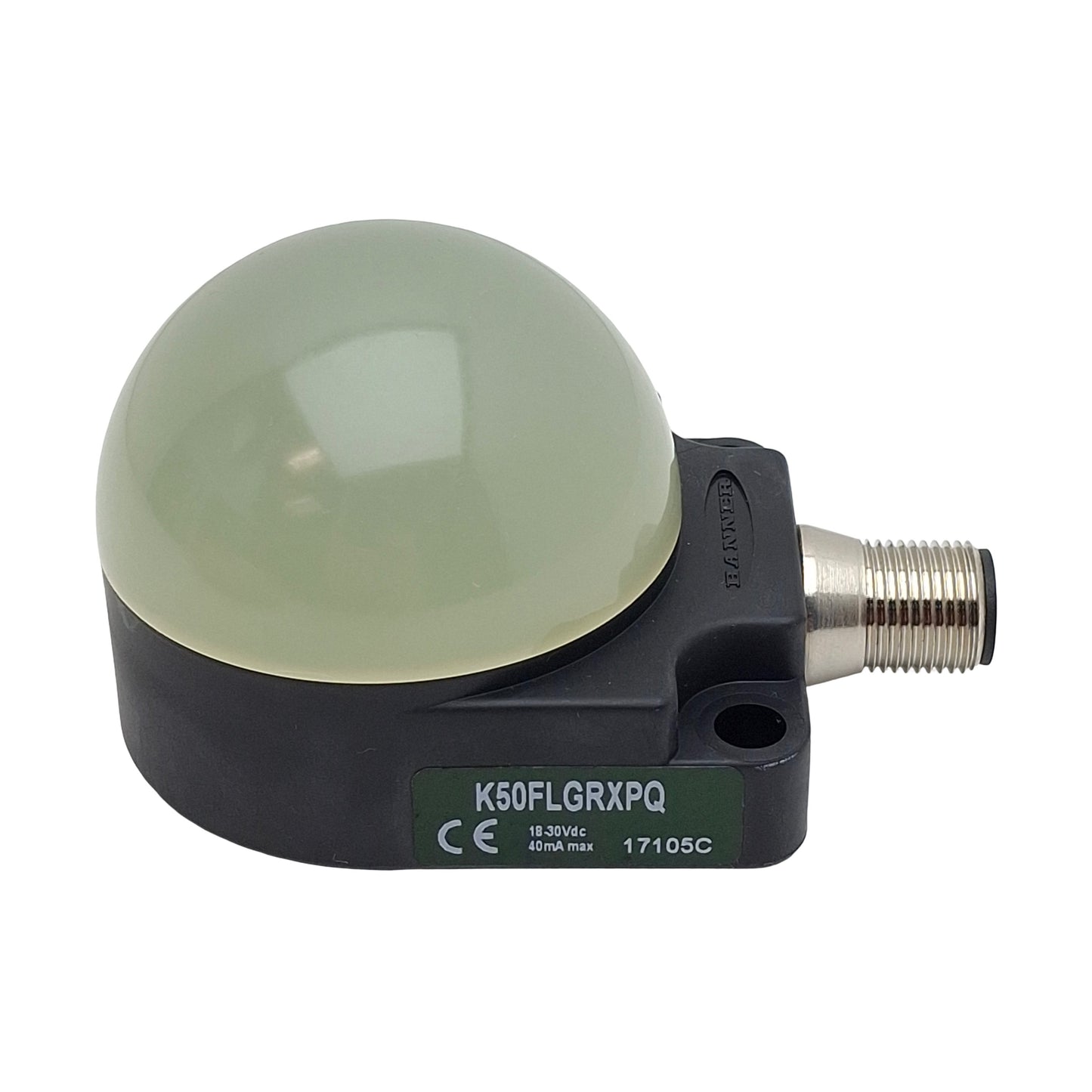 New Banner K50FLGRXPQ EZ-LIGHT Illuminated Domed LED Indicator, Red/Green, 10-30VDC