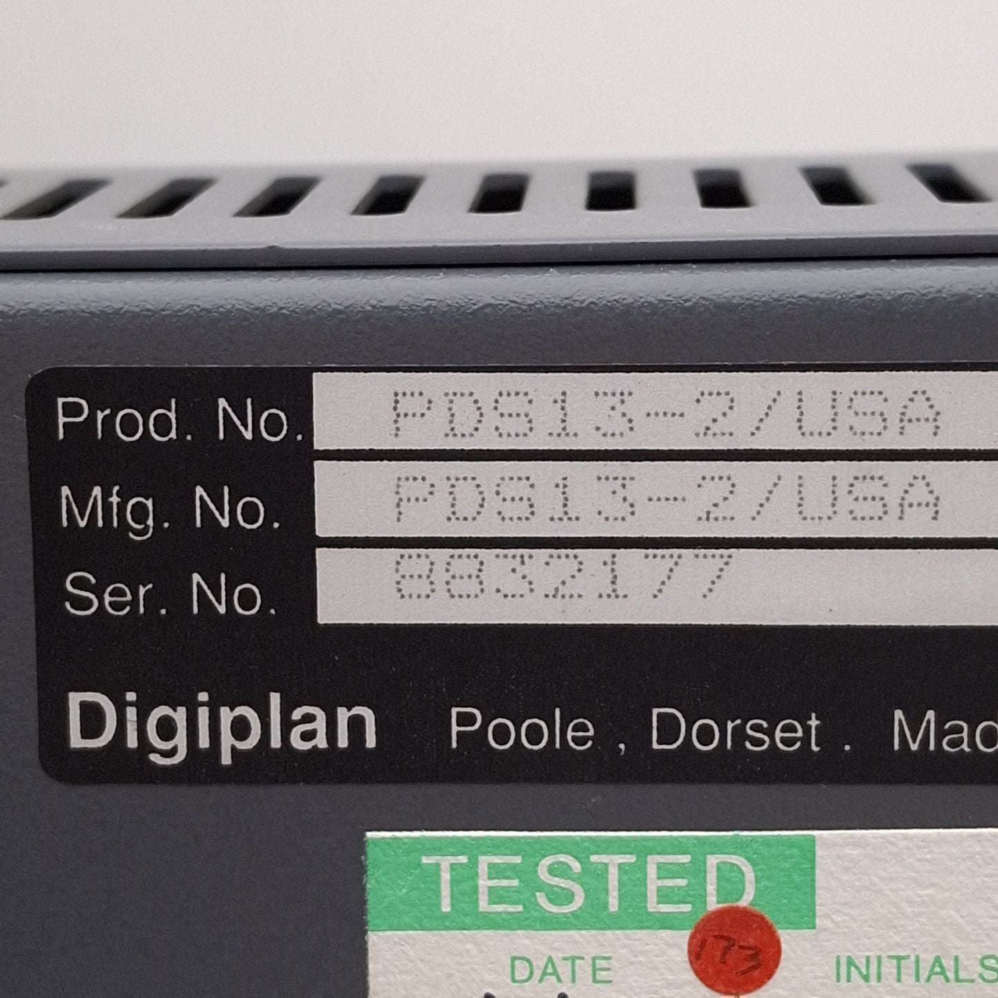 Used Parker PDS13-2/USA Digiplan PDS Type 2 Stepper Drive, 4000 steps/rev, 110-240VAC
