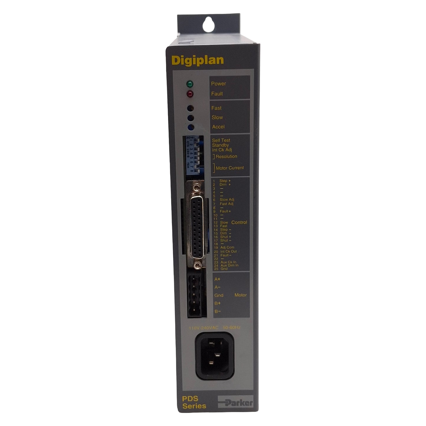 Used Parker PDS13-2/USA Digiplan PDS Type 2 Stepper Drive, 4000 steps/rev, 110-240VAC