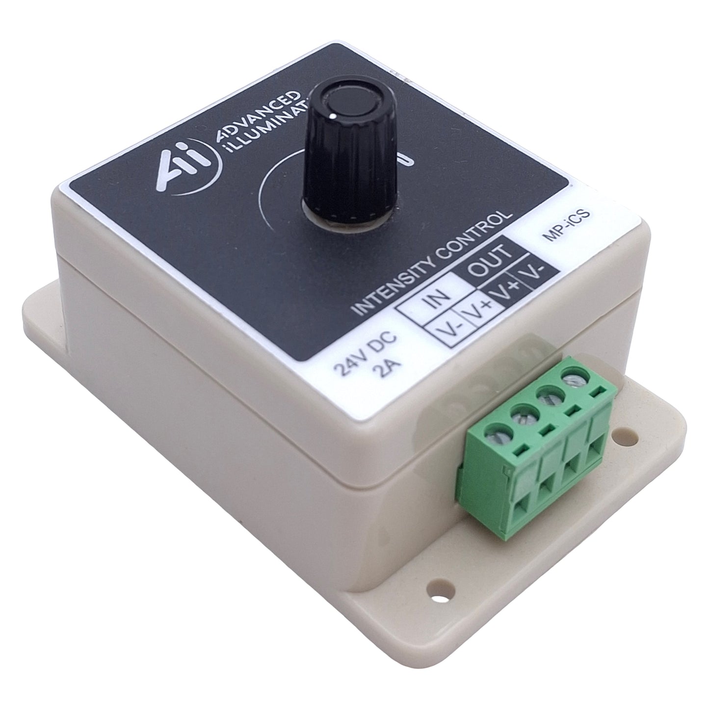 Used Advanced Illumination MP-iCS Manual Dimming Accessory, 24VDC, 2A, 3.5x2.5x2in