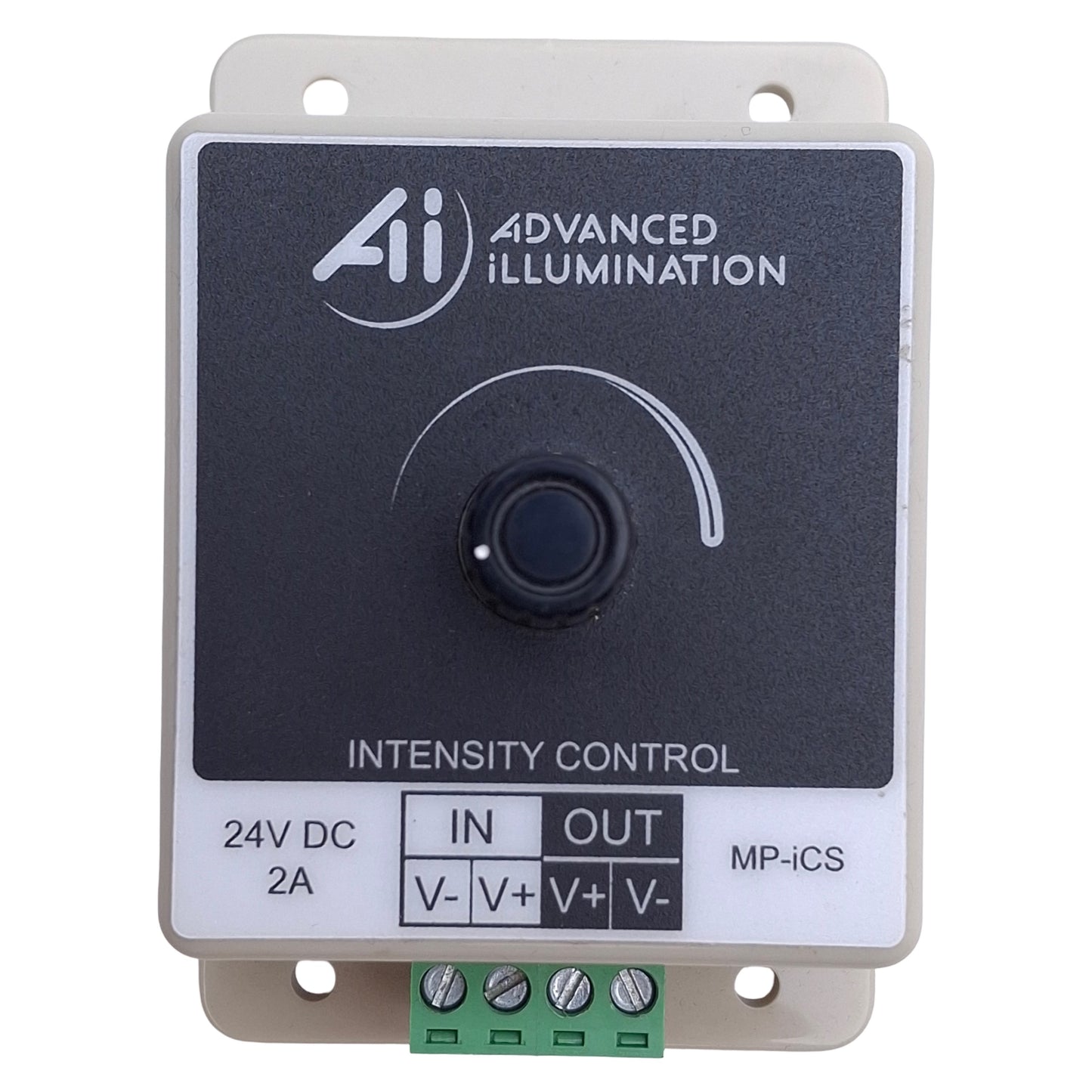 Used Advanced Illumination MP-iCS Manual Dimming Accessory, 24VDC, 2A, 3.5x2.5x2in