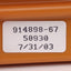 Used Weidmuller 914898/67 Breakout Board, 50-Pin IDC to Screw Terminals, DIN Rail