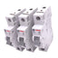 Used Lot of 3 Cutler Hammer WMS1C00 C0.5 Circuit Breakers, 1-Pole 0.5A, 240VAC/65VDC