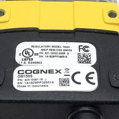 Used Cognex 825-10087-1R DM150S DataMan Barcode Reader 5-24VDC, 752x480, 15-Pin D-Sub