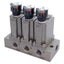 Used SMC ARM1000-3A1-01G Regulator Manifold 0.05-0.7MPa Range, 1.2MPa Proof, 1/8Rc