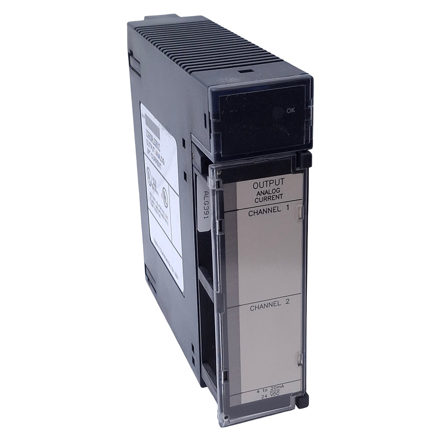 Used GE Fanuc IC693ALG391C Analog Output Module, 2-Channel, 4-20mA Out, 24VDC