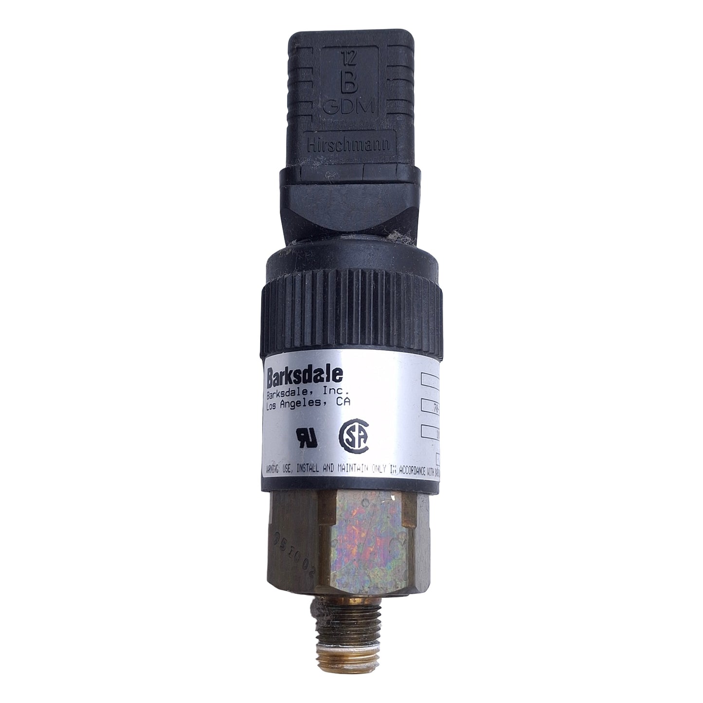 Used Barksdale 96211-BB5-T2 Pressure Switch, SPDT 5A 125/250VAC, 1/4in NPT, 70-250psi