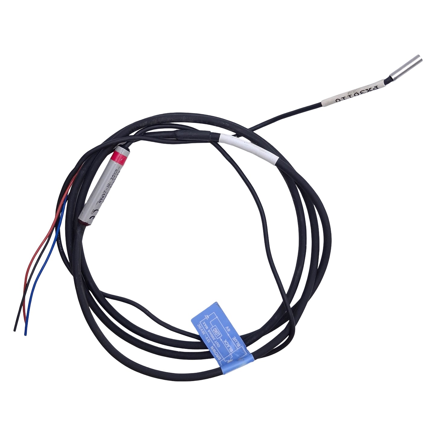 Used Keyence EM-030P Proximity Sensor With Amplifier ø3mm, 0.6mm±15%, 10.8-30VDC