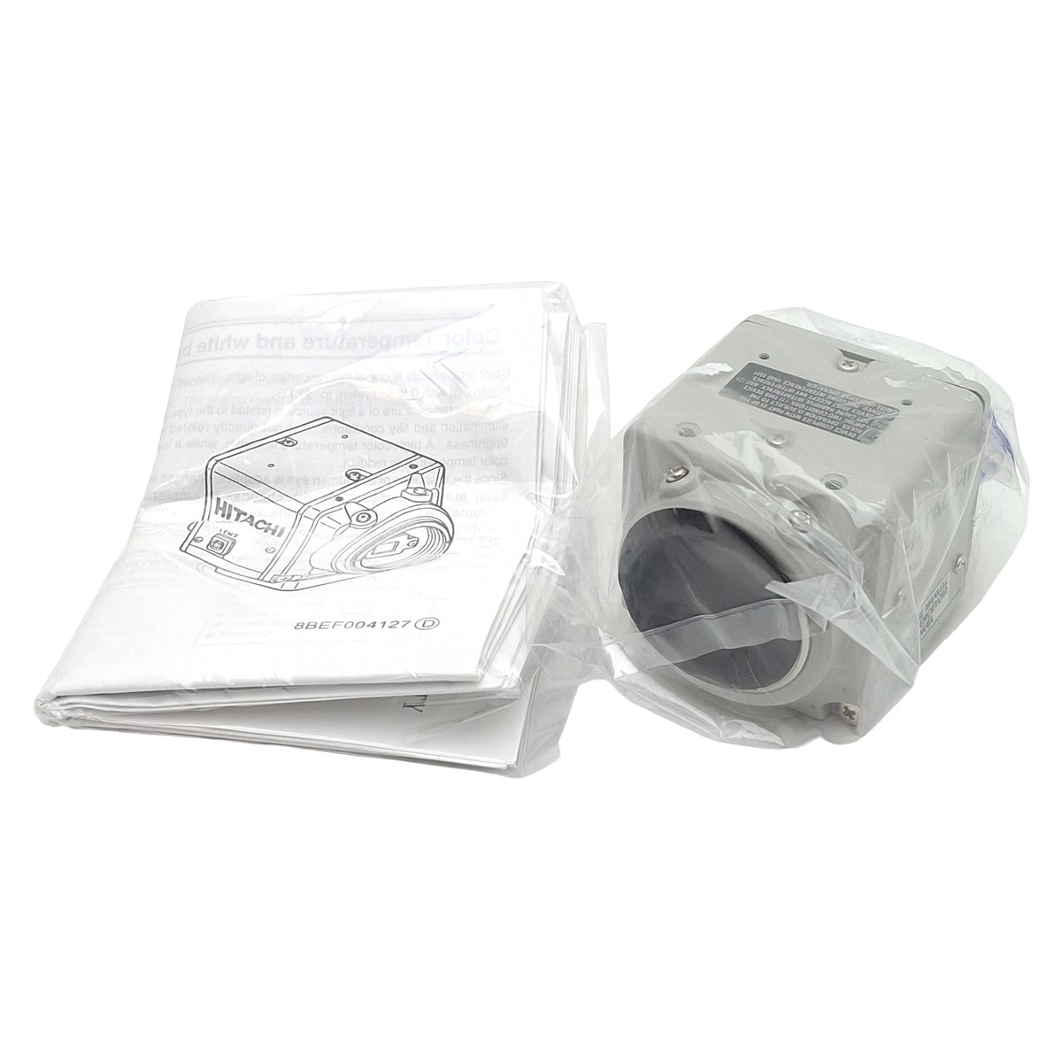 New Hitachi KP-D20BU CCD Color Camera, 1/2in, 12VDC, 768x494, S-Video Out, C-Mount