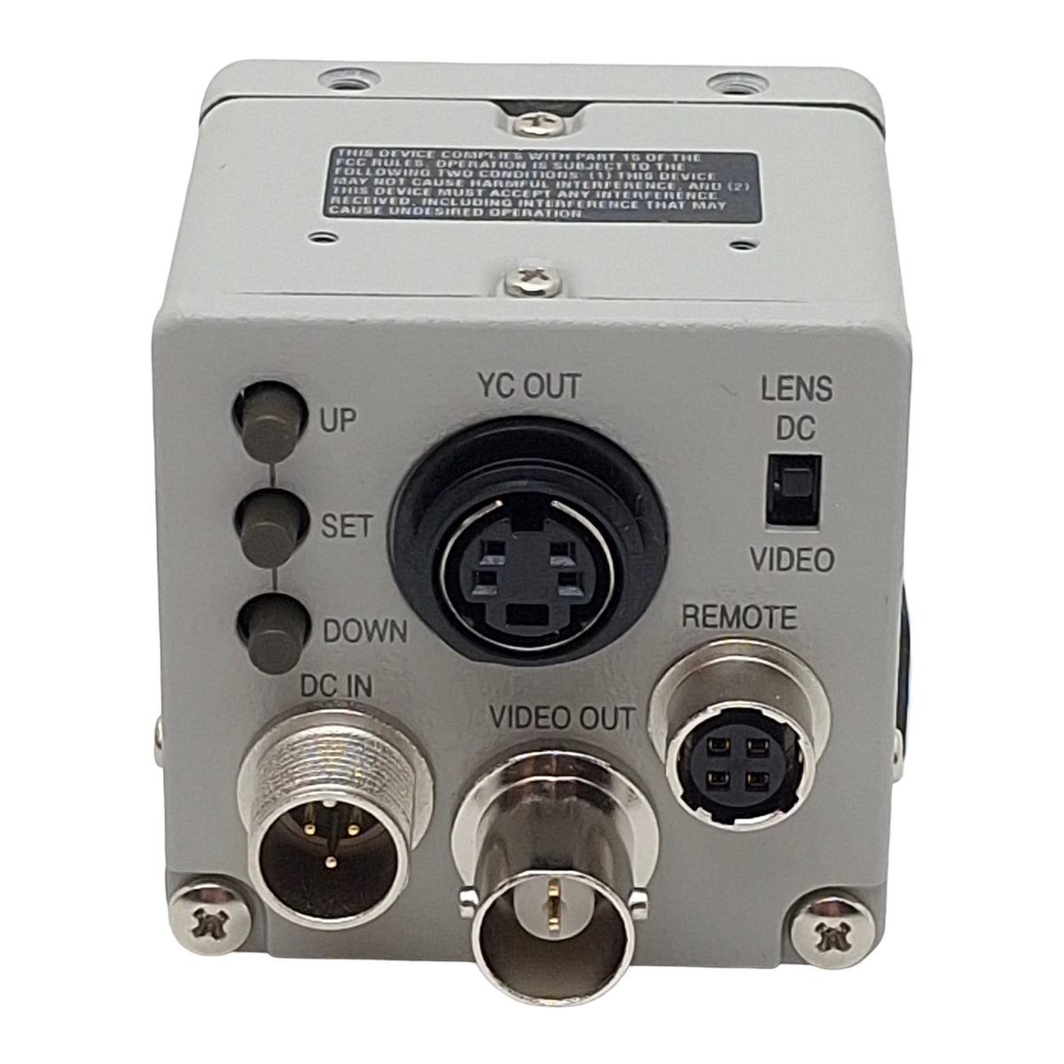 New Hitachi KP-D20BU CCD Color Camera, 1/2in, 12VDC, 768x494, S-Video Out, C-Mount