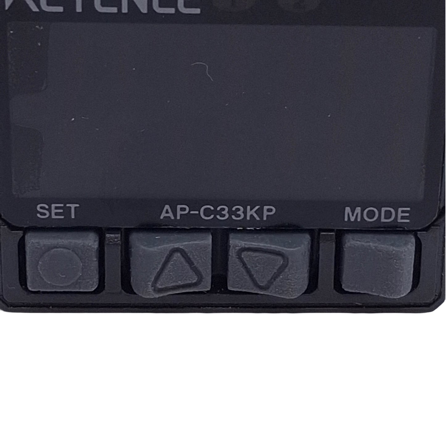 Used Keyence AP-C33KP Digital Pressure Sensor Switch 0-145psi, 12-24VDC, PNP 1/8" NPT