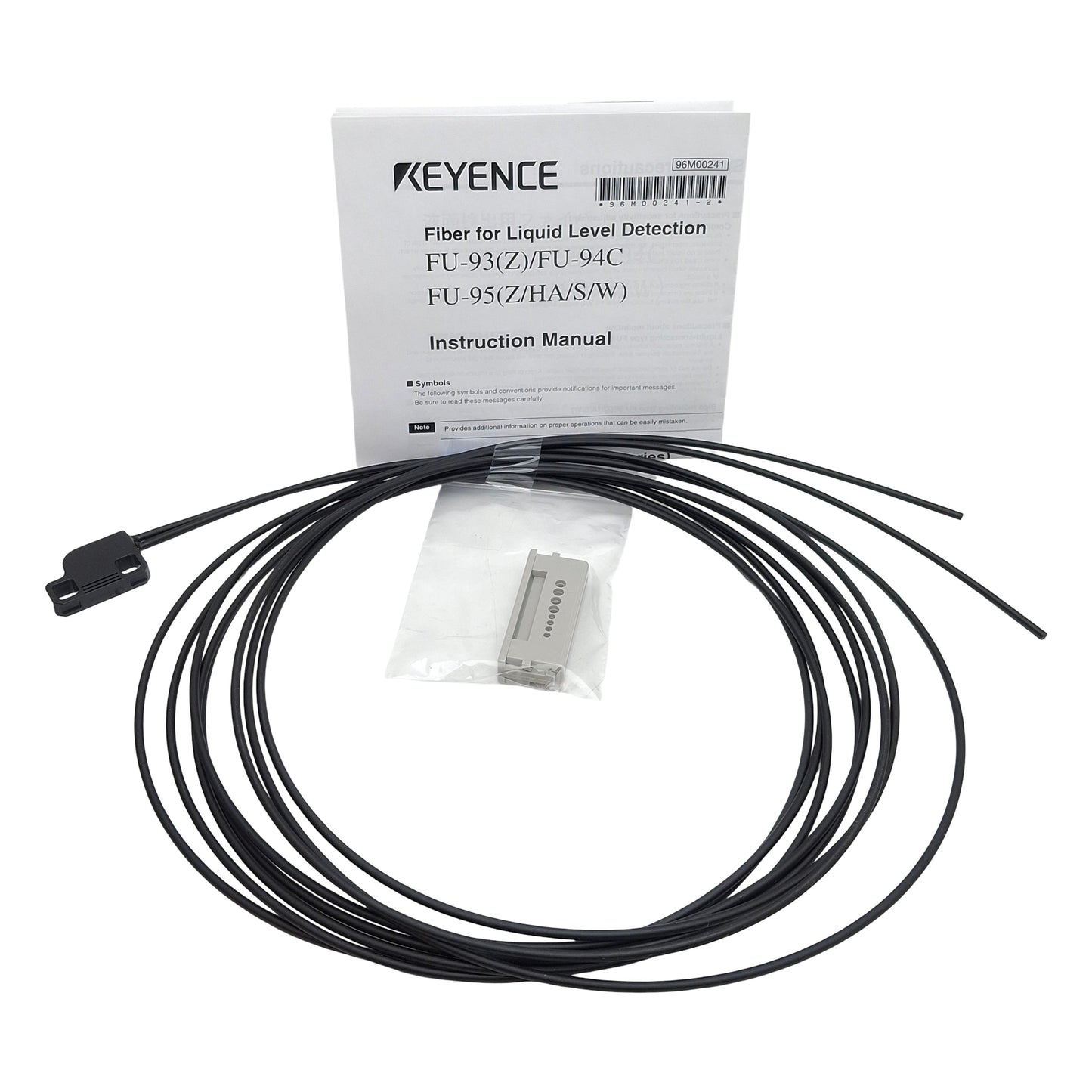 New – Open box Keyence FU-95W Liquid-Level-Detection Fiber Unit, ø2.2x2, 16mm Beam, 2m Length