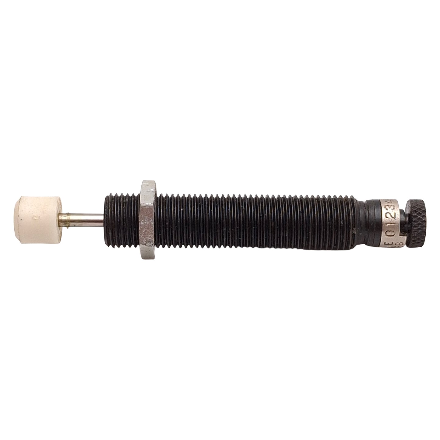 Used Enidine OEM.25B Shock Absorber, 0.38in Stroke, 12-130in/sec, 1/2in-20 Barrel