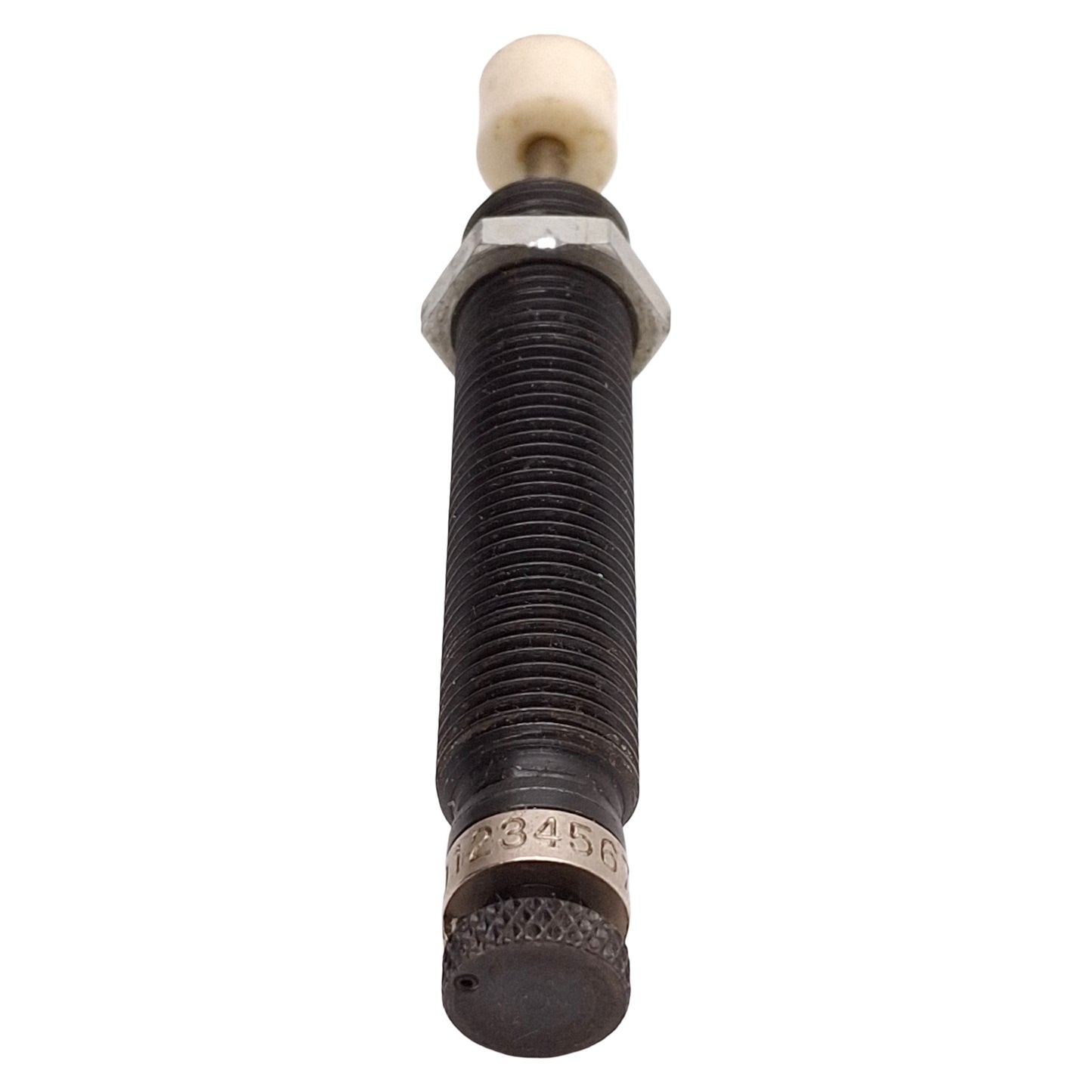 Used Enidine OEM.25B Shock Absorber, 0.38in Stroke, 12-130in/sec, 1/2in-20 Barrel