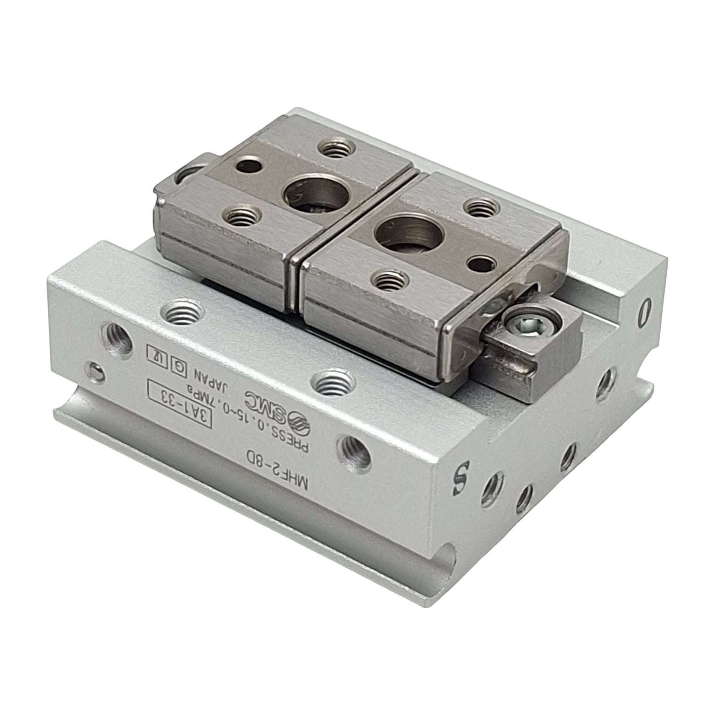 New SMC MHF2-8D Low-Profile Pneumatic Gripper, ø8mm Bore, 8mm Stroke, 0.7MPa, M5x0.8