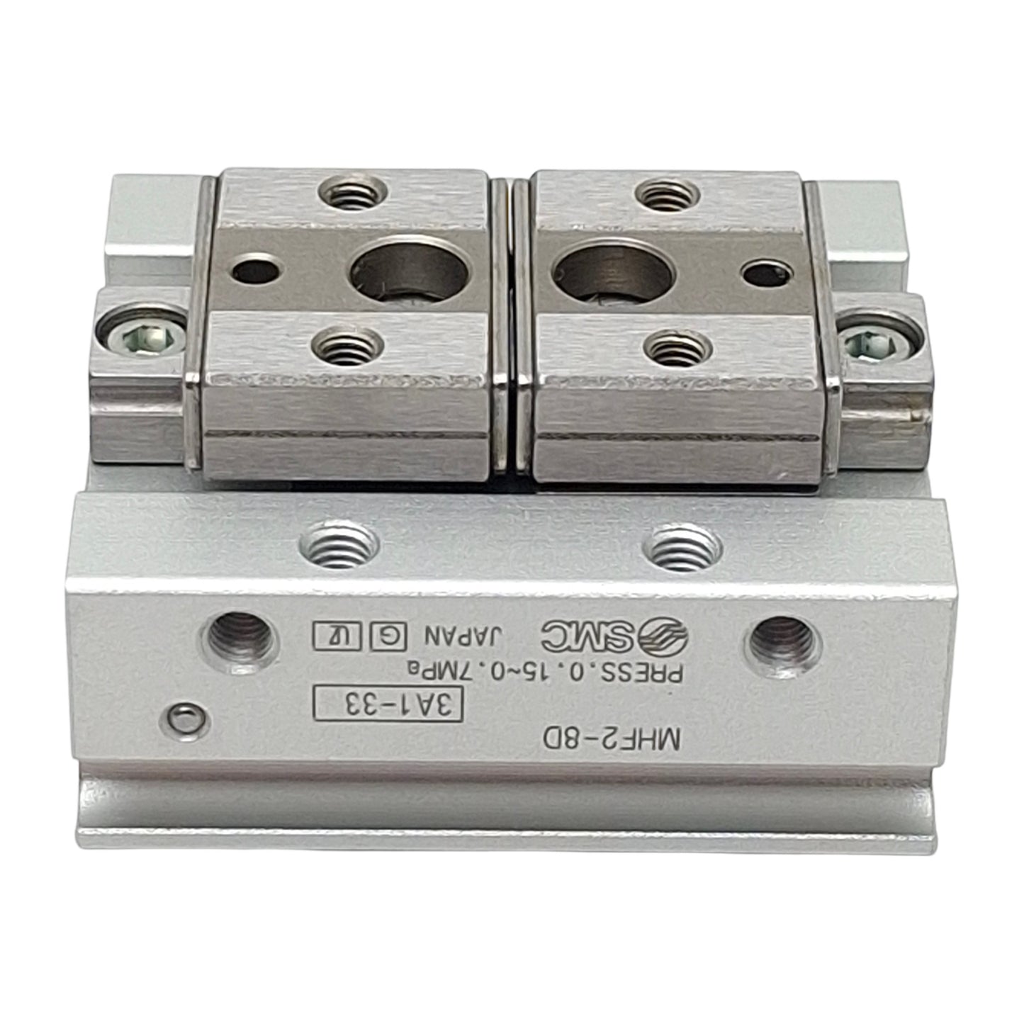 New SMC MHF2-8D Low-Profile Pneumatic Gripper, ø8mm Bore, 8mm Stroke, 0.7MPa, M5x0.8