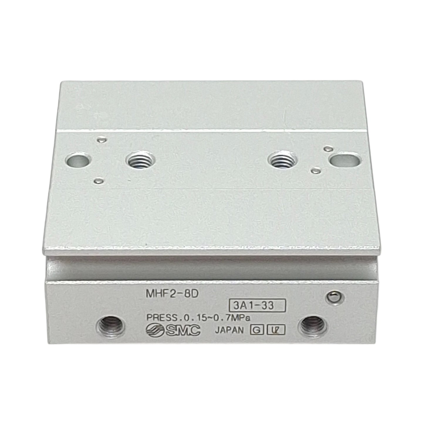 New SMC MHF2-8D Low-Profile Pneumatic Gripper, ø8mm Bore, 8mm Stroke, 0.7MPa, M5x0.8