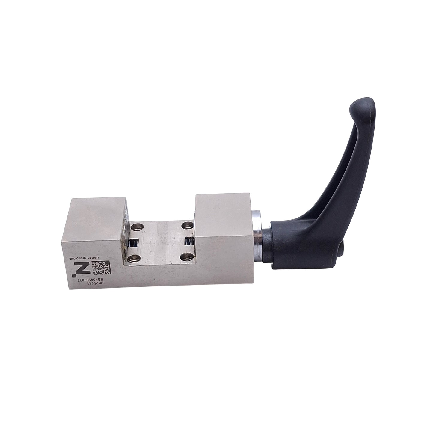 Used Zimmer Group HK2501A Manual Clamp Element For Linear Rails, 25mm Rail Width