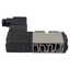 New – Open box SMC VFR2110R-5DZ Solenoid Valve, 5/2-Way, 0-0.9MPa, DIN Terminal, 24VDC Coil