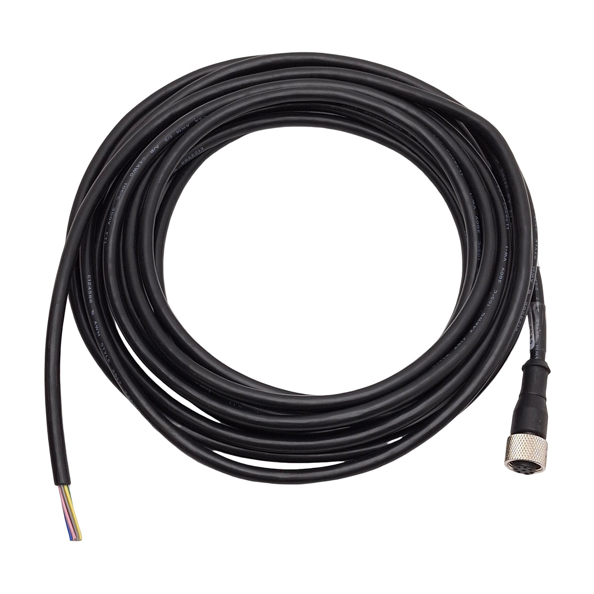 Used Banner MQDC2S-830 70977 Single-Ended Cordset, 30V 2A, M12 8-Pin Female, 5.0m