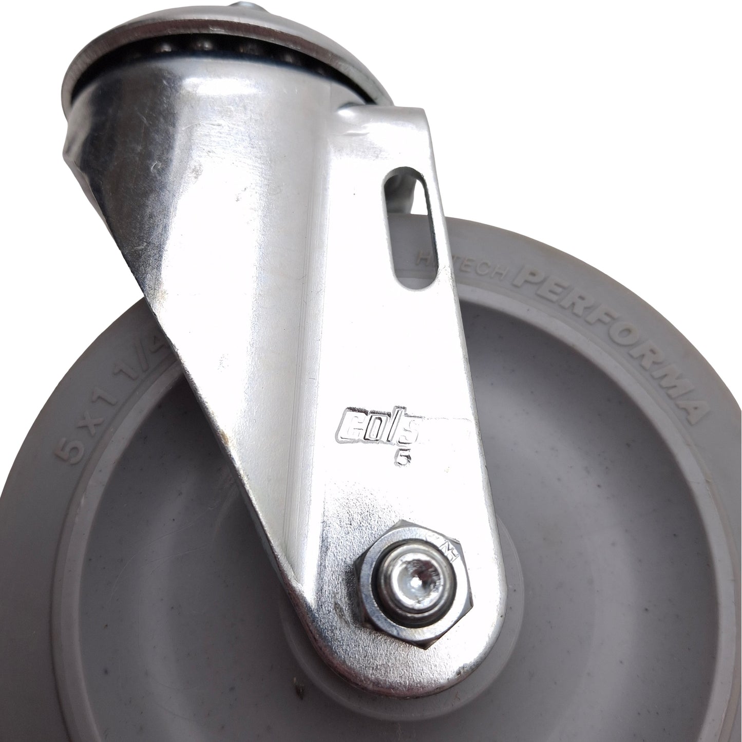 Used Lot of 2 Colson 2.05254.445 MTG10 Stem Mount Swivel Caster ø5in x 1-1/4in 325lbs