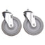 Used Lot of 2 Colson 2.05254.445 MTG10 Stem Mount Swivel Caster ø5in x 1-1/4in 325lbs