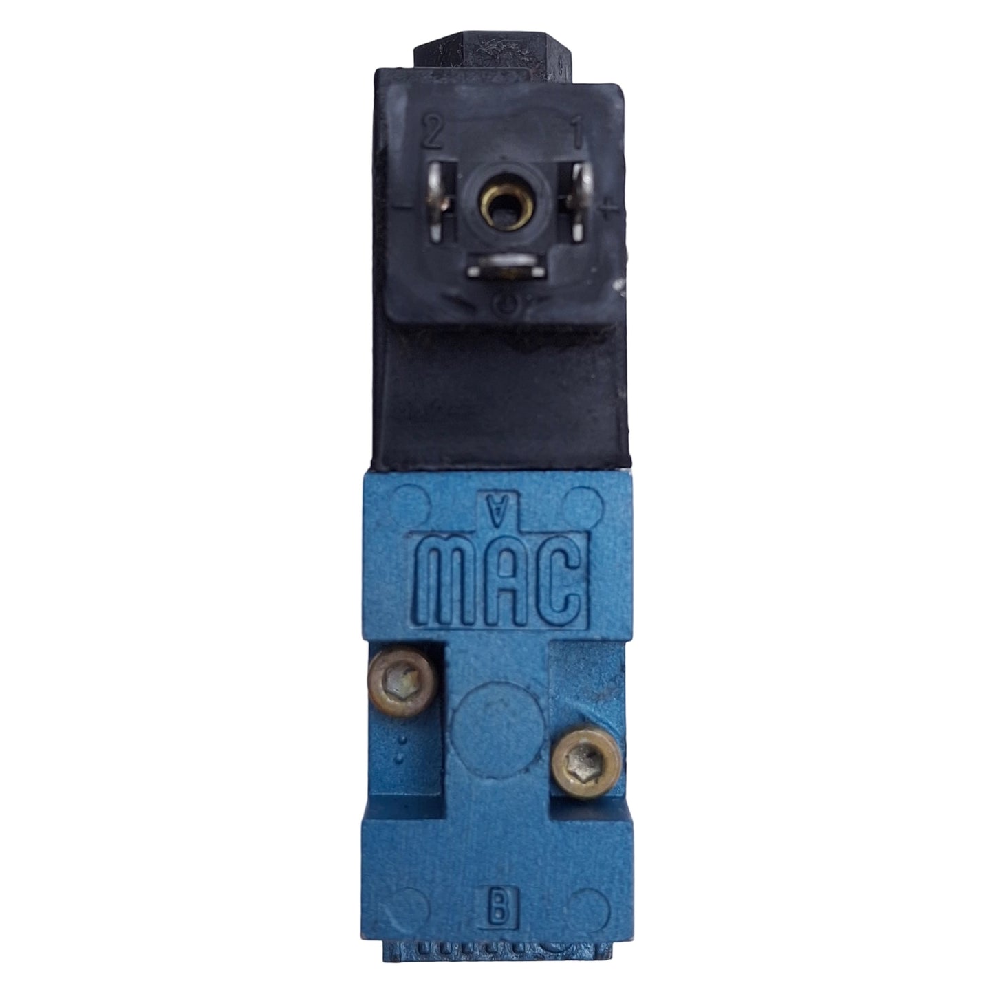 Used Mac 45A-LAC-DDAJ-2KD Solenoid Valve, 4/2-Way, 1/8in NPT, Vac-120psi, 24VDC Coil