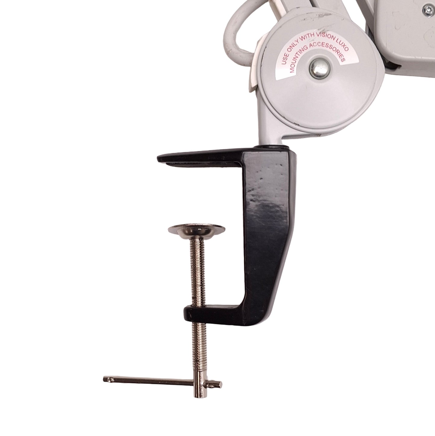 Used Luxo WAL025970 Wave LED Magnifier, 30in Arm, 3.5D, 100-120VAC, 200mm WD *Clamp*