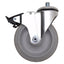 Used Lot of 2 Colson 2.05254.445 MTG10 BRK5 Stem Mount Swivel Caster, ø5in x 1-1/4in
