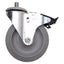 Used Lot of 2 Colson 2.05254.445 MTG10 BRK5 Stem Mount Swivel Caster, ø5in x 1-1/4in