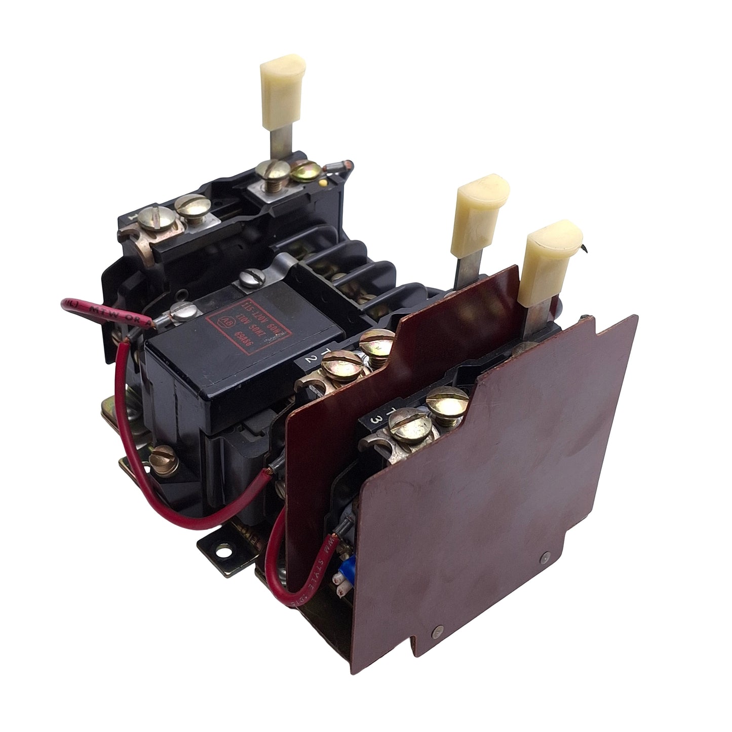 Used Allen Bradley 509-T0D Motor Starter 11A, 2HP @ 575VAC 3-PH, 120VAC Coil *Heater*